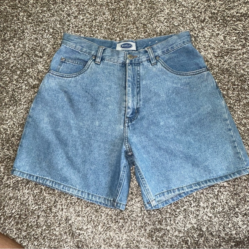 Austin Clothing Co. Blue Jean Shorts High-Waisted Relaxed Fit
